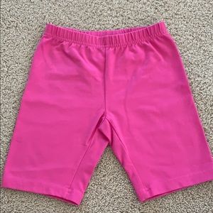 Hanna Andersson girls pink shorts size 6-7  120